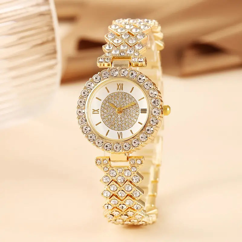 6pcs Set Watches Women Ladies Watch