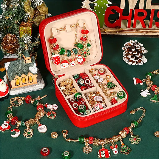 Christmas Charm Bracelet Making Kit DIY