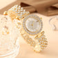 6pcs Set Watches Women Ladies Watch